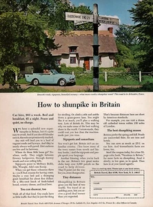 Pubblicità a colori originale Essex British Tourism 1967 con raggio di sole alpino - Foto 1 di 1