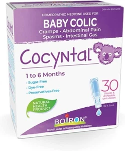 Boiron Cocyntal, Baby Colic Relief Medicine 30 Doses Abdominal Pain (Pack of 1) - Picture 1 of 3