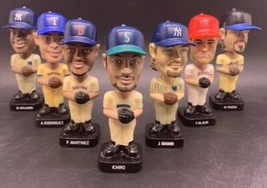 2002 Lil Bobbers Bobblehead Lot Of 7 MLB Players Fotoball Ichiro Piazza Giambi - Picture 1 of 21