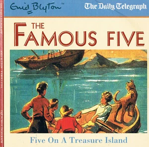 The Famous Five - Five On A Treasure Island - Audio Book N/Paper TDT - Picture 1 of 2