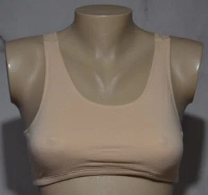FRUIT OF THE LOOM Tan Nude Girl's Stretch Cotton Sports Bra 38 Style 94022 - Picture 1 of 5