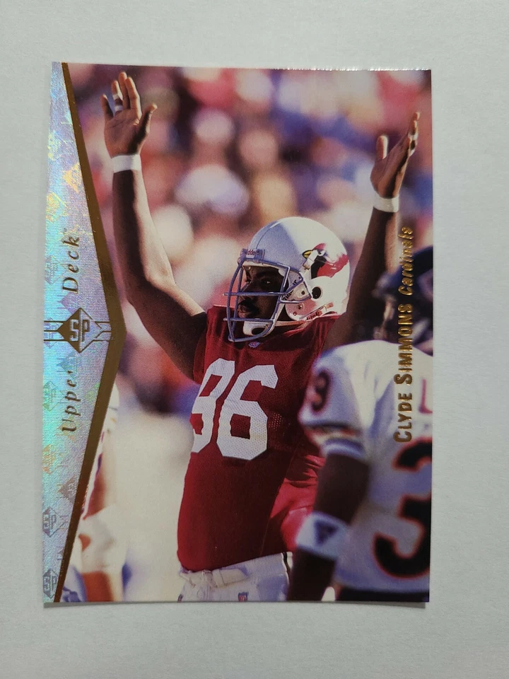 CLYDE SIMMONS 1995 UPPER DECK SP FOOTBALL CARD # 90 E7103 - Image 1 of 1