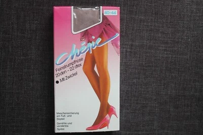 Vintage Cherie Strumpfhosen Gr. 40-44 Steppe 20 den Neu OVP - Bild 1 von 3