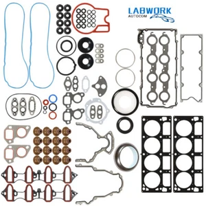 For GMC Sierra 1500 2001 2002 2003 6.0L Engine Full Gasket Set HS26192PT - Picture 1 of 13