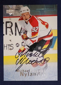 1995-96 Be A Player Autographs #S148 Michael Nylander - Picture 1 of 2