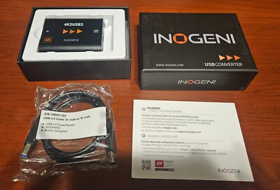 INOGENI 4K2USB3 HDMI 4K to USB 3.0 capture card camera converter 4K at 30FPS - Image 1 of 4