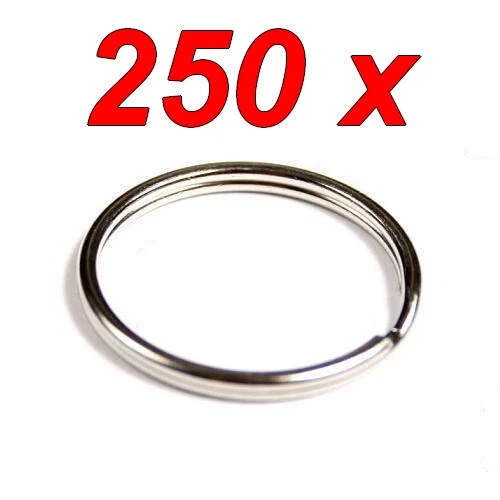 Schlüsselring Metallring Anhänger Federstahl Durchmesser 20 mm VE 250 Stück - Bild 1 von 4