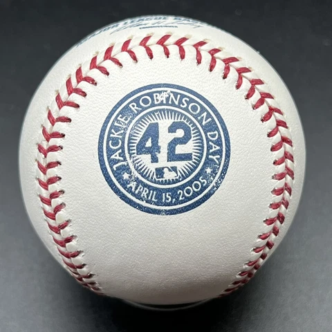 Very Rare 2005 Jackie Robinson Day Commemorative Logo Ball Cover