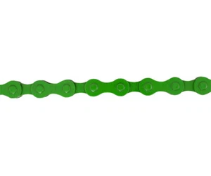 YBN PRO+ BMX 1/SPEED BICYCLE STEEL CHAIN 1/2 X 1/8 X 112 GREEN - Picture 1 of 1