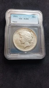 1921 Peace Dollar High Relief Key Coin With Best Offer Free Shipping See Picture - Picture 1 of 2