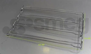 TELAIO SUPPORTO LATERALE SINISTRO GRIGLIA FORNO SMEG SC381 RICAMBIO 848591109 - Foto 1 di 1