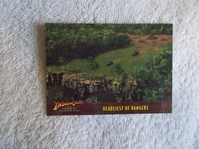 Indiana Jones & Kingdom of the Crystal Skull "DEADLIEST DANGERS" #81 Trade Card - Image 1 of 2