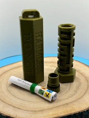 Laberinto resistente geocaché geocaché tornillo superior interior con sello a prueba de agua. - Imagen 1 de 4