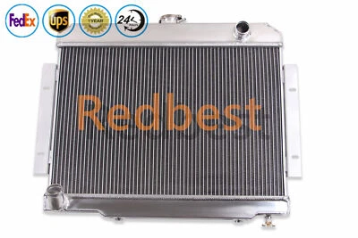 Radiador de 3 filas Fit 1972-1986 Jeep CJ CJ5 CJ6 CJ7 Scrambler aluminio DPI583 Foto 1 de 4