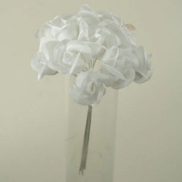 Rosebud Favor 微型婚礼装饰 白色/白色 #005201107 — 第 1/1 张图片