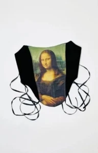 Corsé oxidado con estampado de Mona Lisa reconstruido - Imagen 1 de 11