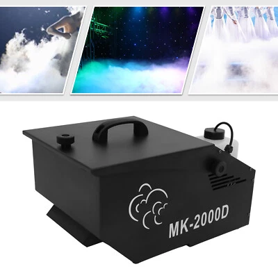 MK-2000D macchina per nebbia pavimento fogger macchina per nebbia pavimento nebulizzatore 1200 W DMX-512 - Immagine 1 di 4