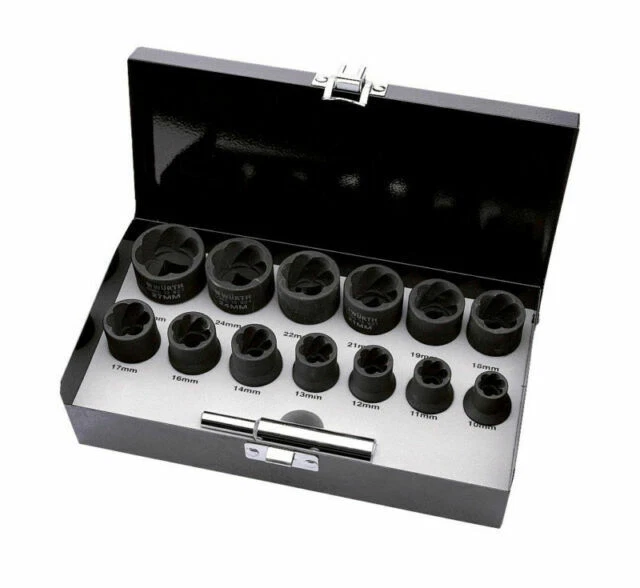 Würth 096513900 1/2 inch Twist Socket Set - 14 Piece