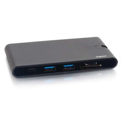 C2G 7-Port USB Typ C mit USB Typ A Hub - Schwarz - Bild 1 von 4