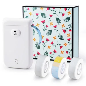 Mini impresora térmica Bluetooth BT D30S HÁGALO USTED MISMO pegatina portátil fabricante de etiquetas inteligentes - Imagen 1 de 32
