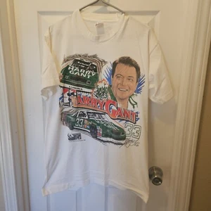 Vintage 1990s Harry Gant  NASCAR T-Shirt 1994 Fairwell Tour Autograph - Picture 1 of 8