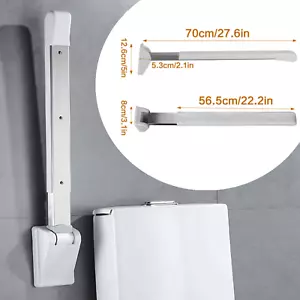 Klappgriff Stützgriffe Stützklappgriffe WC Aufstehhilfe Haltegriffe Bad 56-70cm - Bild 1 von 20
