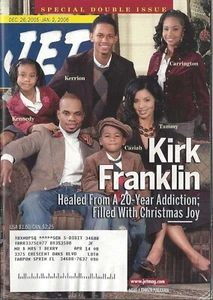 KIRK FRANKLIN HEALED FROM A 20 YEAR ADDICTION CHRISTMAS JOY 1, 2006 JET MAGAZINE - Imagen 1 de 3