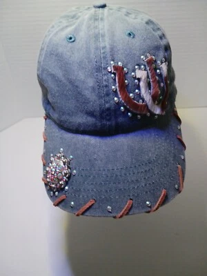 Gorra True Religion gorra y2k cuero correa piel U, pedrería encuadernación de cuero Foto 1 de 4