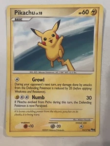 Pokemon Pop Serie 9 Pikachu LV. 18 15/17 Non Holo Common Promo 2009 LP - Bild 1 von 2