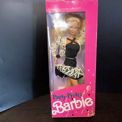 БАРБИ ВЕЧЕРИНКИ ДОВОЛЬНО РАЗРАБОТАН ИСКЛЮЧИТЕЛЬНО ДЛЯ ЦЕЛЕВОЙ ВИНТАЖНОЙ КУКЛЫ 1990 MATTEL   - Изображение 1 из 4