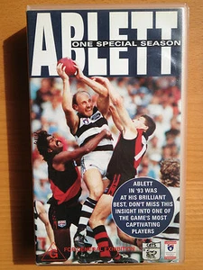 ABLETT ~ ONE SPECIAL SEASON ~ GEELONG CATS AFL ~ SEASON 1993 ~ RARE VHS VIDEO - Picture 1 of 2