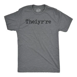 Camisetas divertidas para hombre Theiyr're Spelling Joke camiseta sarcástica para hombre - Imagen 1 de 7