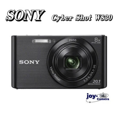 Sony DSC-W830 Cyber-Shot 20.1MP 8x zoom Digital Camera Black - Image 1 of 4