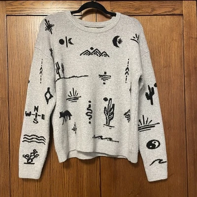 Suéter de Colección Para Mujer Cambridge Dry Goods Gris Claro Recortado Talla Grande SKU 410 Foto 1 de 4