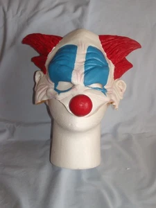 Rubies Evil Scary Clown Halloween Half Mask w/ Red Hair (NEW) - Picture 1 of 2