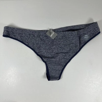 Nuevo con etiquetas Tanga AERIE Talla XL Extra Grande Azul Elástico Foto 1 de 4