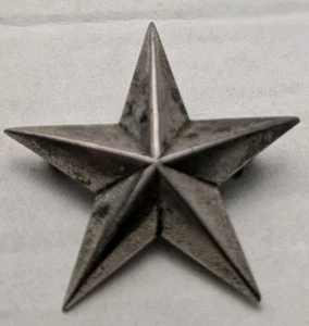 WW2 US Army Sterling General's Star - Blackinton - Full Size Pin Back - Picture 1 of 2