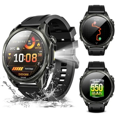 DOOGEE Anywise W1 Smartwatch AI 5ATM Wasserdicht Dual-Band GPS für iPhone - Bild 1 von 4