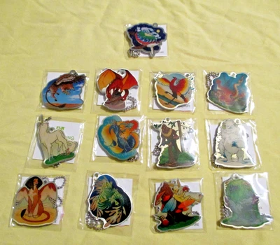 Hidden Creatures Tag SET GEOCOIN DRACHE FEE SCHILDKRÖTE TROLL BIGFOOT MEERJUNGFRAU YETI - Bild 1 von 4