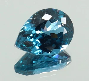Pear Cut 6.00 Ct Greenish Neon Blue Natural Paraiba Tourmaline Loose Gemstone - Picture 1 of 8