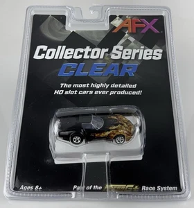 AFX Collector Series Clear 1968 Chevy Corvette 427 Black W/ Flames P/N 22051 NEW - Picture 1 of 6