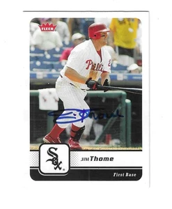 Jim Thome 2006 Fleer Card # 261 Signed - Picture 1 of 2