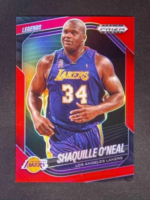 2024-25 Panini Prizm Black Shaquille O'Neal #254 Legends Red /299 - image 1 of 2