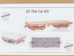 On30 Scale Foothill Model Works Kit #FMW-2326 20' Flat Car - Picture 1 of 4