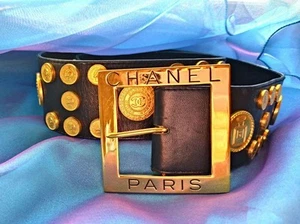 CHANEL Vintage Coin Embedded Belt - Picture 1 of 10