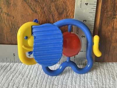 Juguete de colección Discovery Toys Tons of Fun Elephant Peanuts Sonajero Bebé 1988 Foto 1 de 4