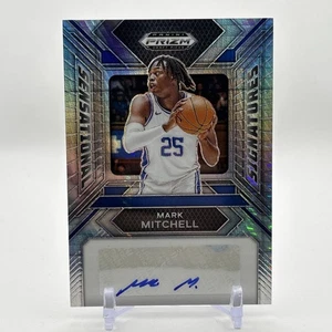2024 Panini Prizm Draft Picks Sensational Signatures Silver Mark Mitchell Auto - Bild 1 von 2