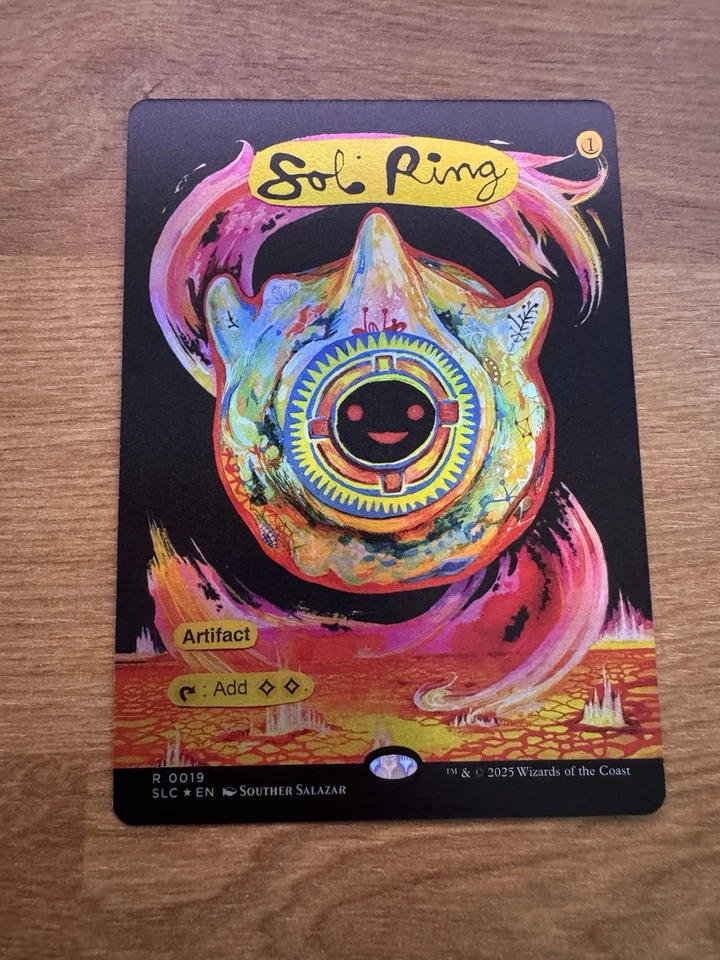 🔮 MTG:Sol Ring Borderless Rainbow FOIL MTG NM (0019) Encyclopedia Secret Lair - Image 1 of 1