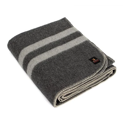 Thick Alpaca Wool Blanket Heavyweight for Camping Outdoors or Using Indoors |... - Image 1 of 4