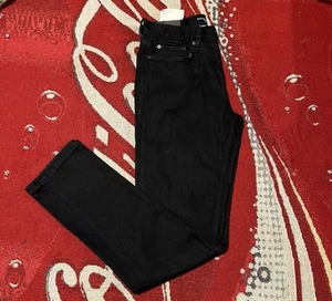 Men’s Sz 32x34 Slim Fit Banana Republic Traveler Jeans Black Denim NWOT - Picture 1 of 10